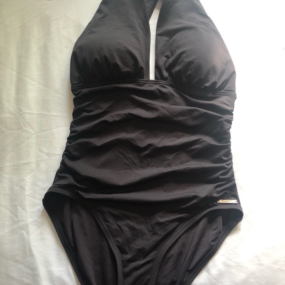 Black One Piece Bathing Suit